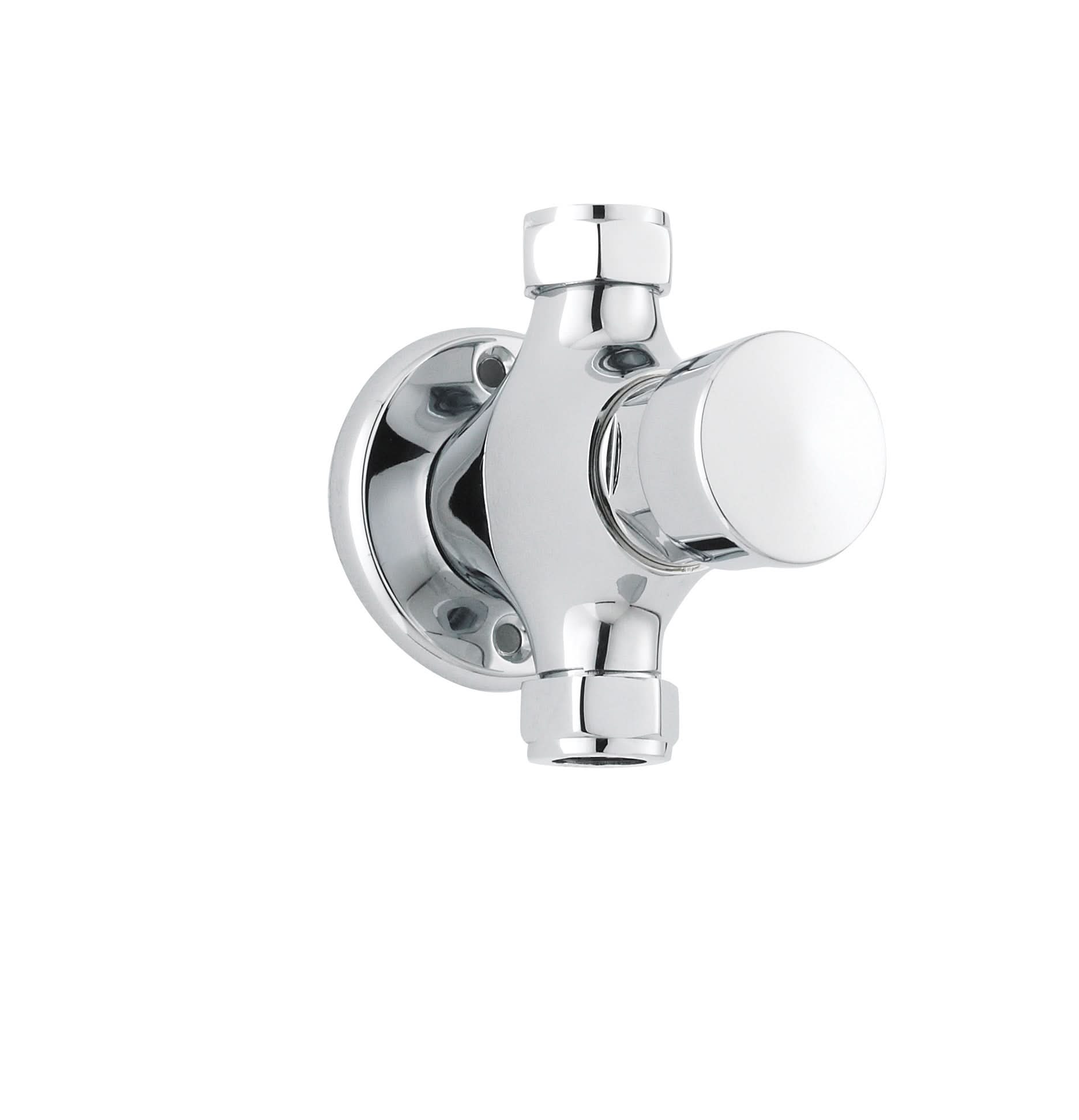 Nuie Self Closing Non-Concussive Exposed Shower Valve - Chrome