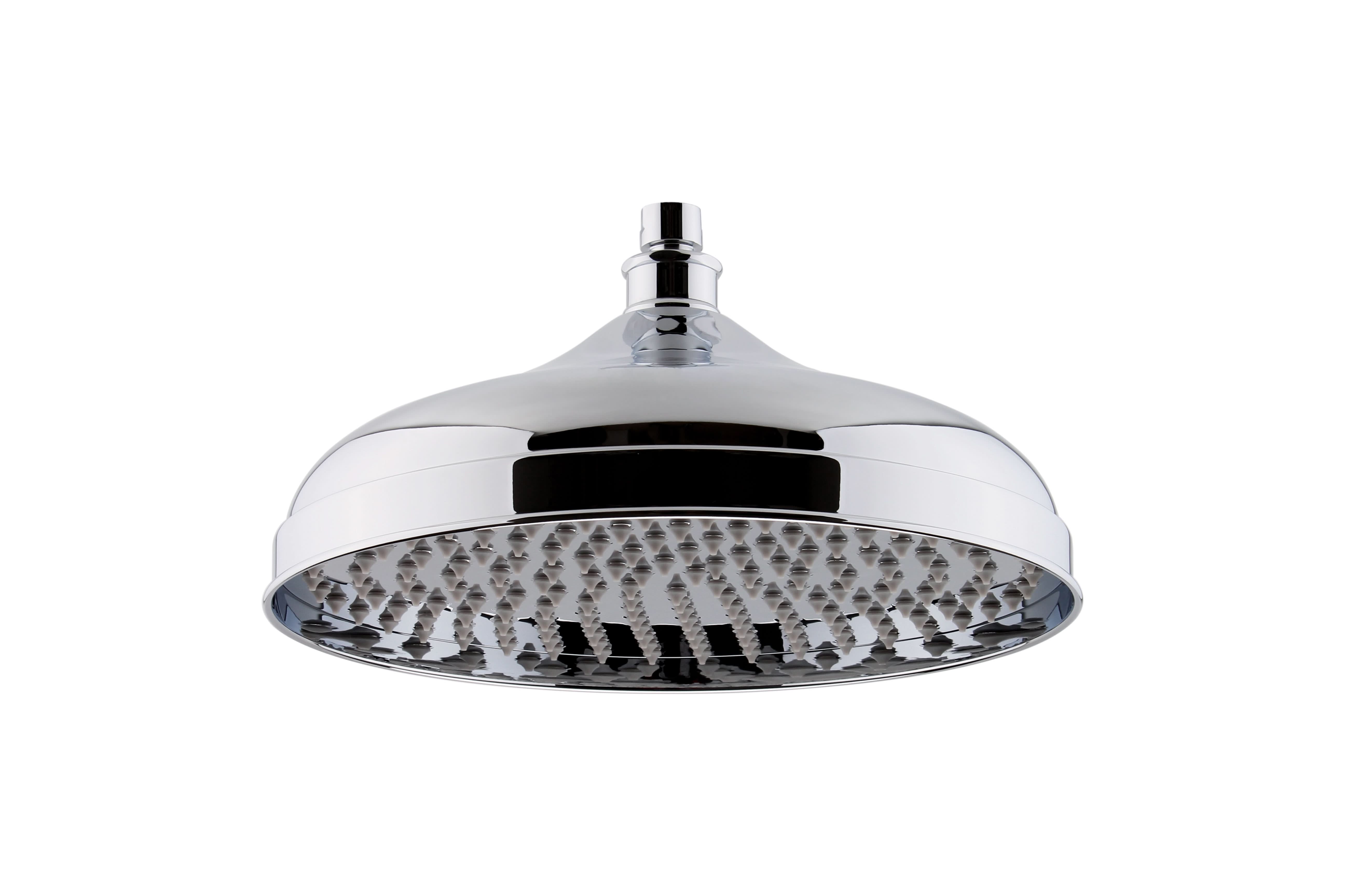 Nuie Tec Apron 300mm Diameter Fixed Shower Head - Chrome