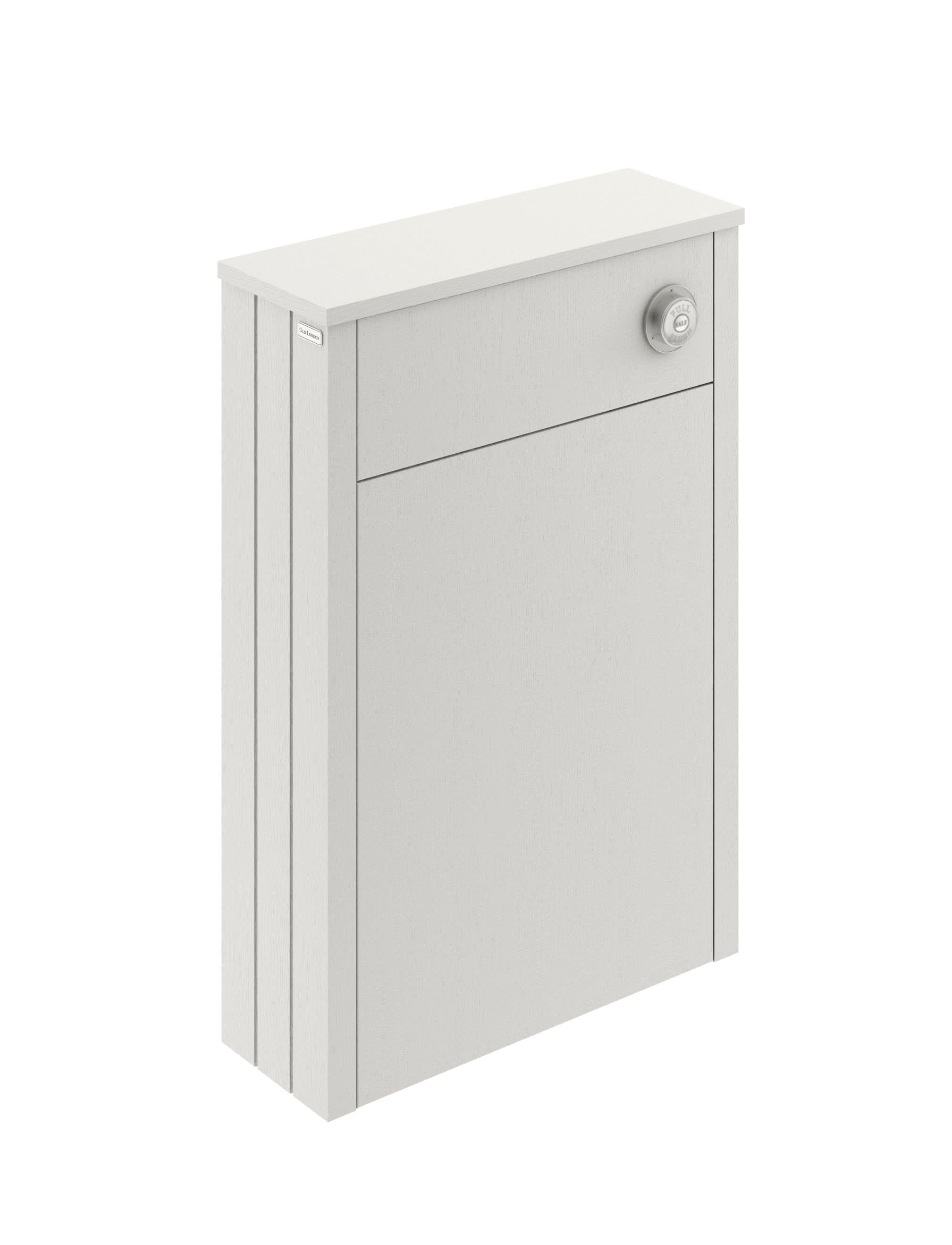 Old London Floor Mounted WC Unit with Textured Woodgrain Finish, Durable for Close Coupled WC Pan and Cistern Bathroom Setups in Timeless Sand, 550mm