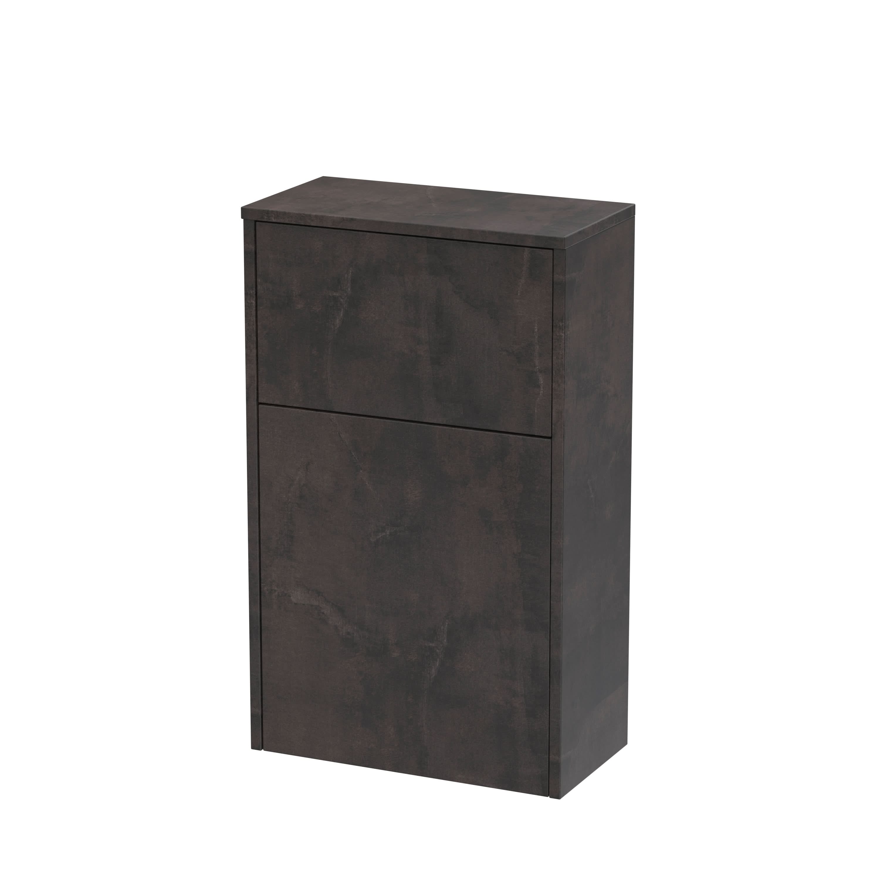 Nuie Juno Floor Standing WC Unit, Durable Compact WC Unit, Modern Bathroom Furniture in Metallic Slate, 500mm