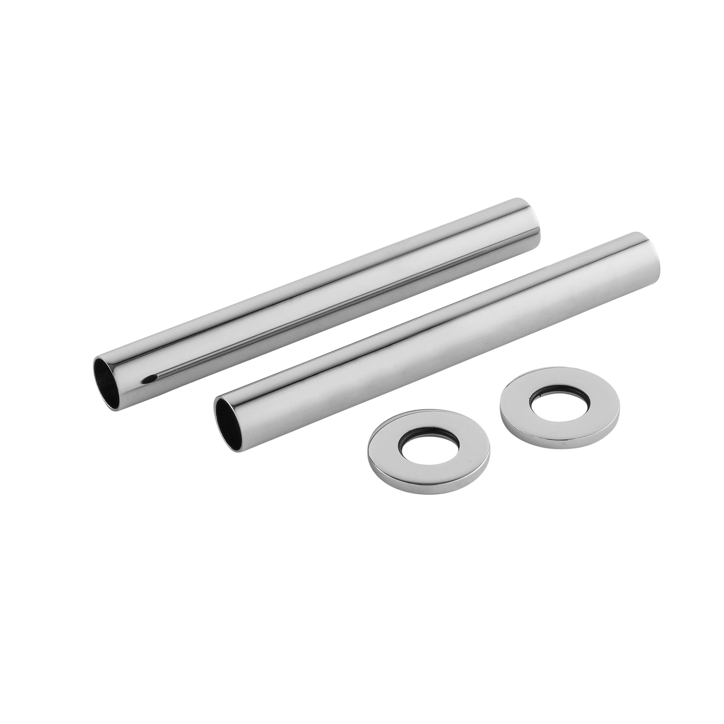 Nuie Radiator Decorative Pipes - Chrome
