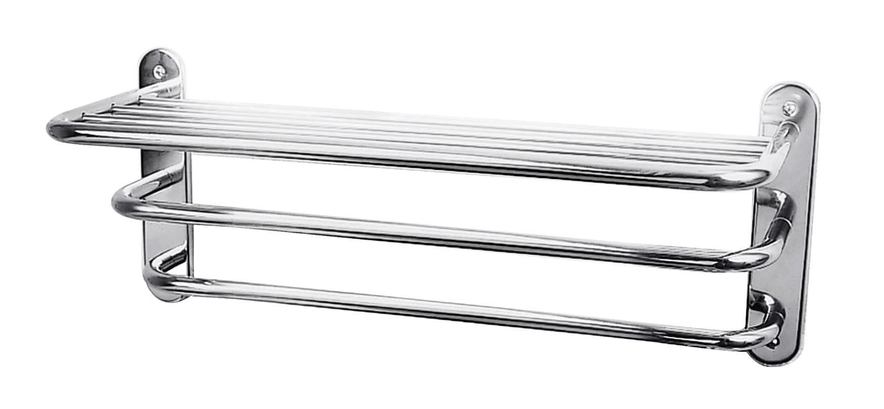 Nuie 3 Tier Towel Rack - Chrome