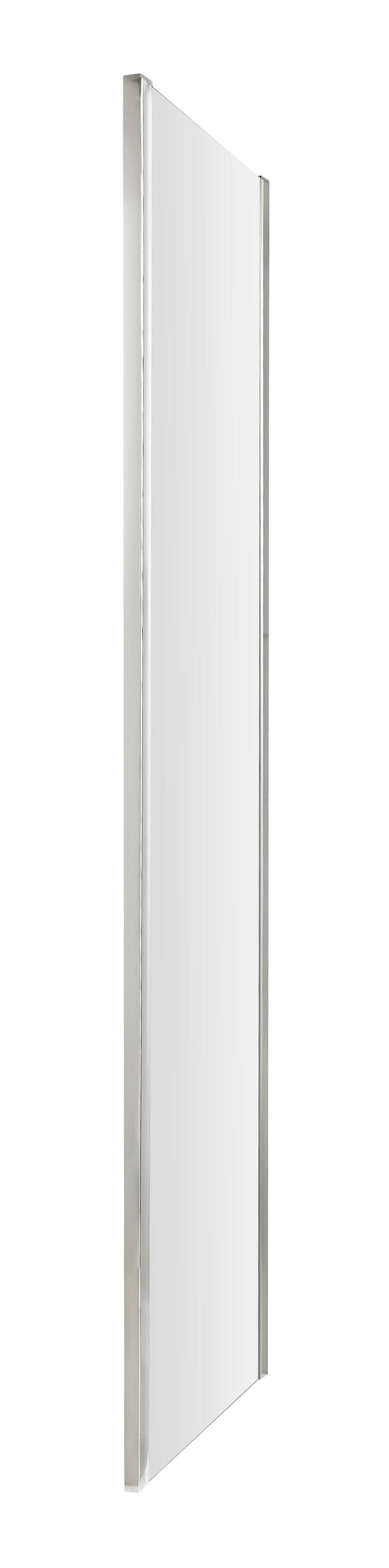 Hudson Reed Apex Side Panel, Durable Semi-Frameless Shower Screen with Toughened Glass and Reversible Design in Chrome, 900mm
