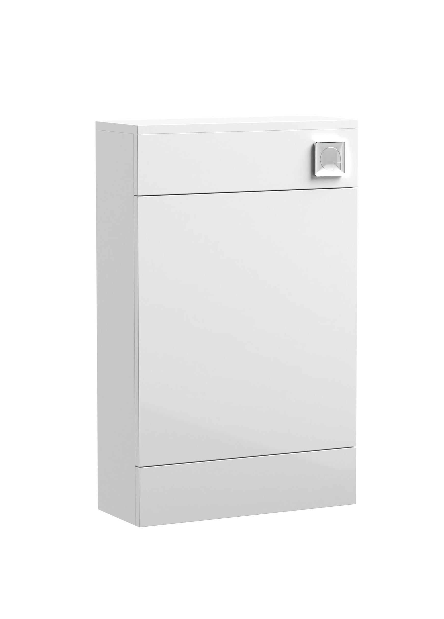 Nuie Eden Back to Wall WC Unit 500mm Wide - Gloss White
