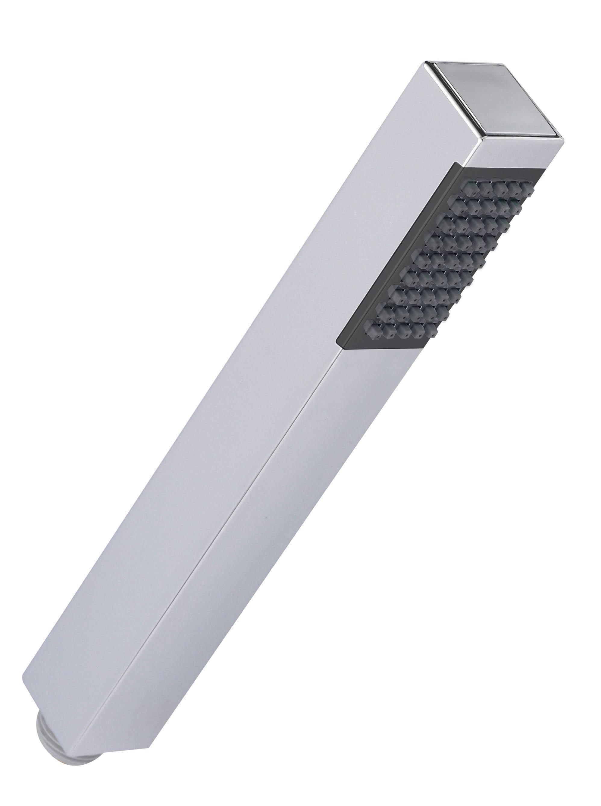 Nuie Square Single Function Shower Handset - Chrome