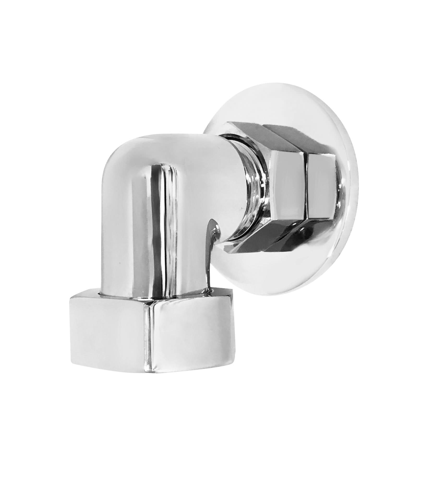 Old London Back To Wall Shower Elbow, Durable Modern Brass Construction Bathroom & Shower Accessories in Chrome Finish