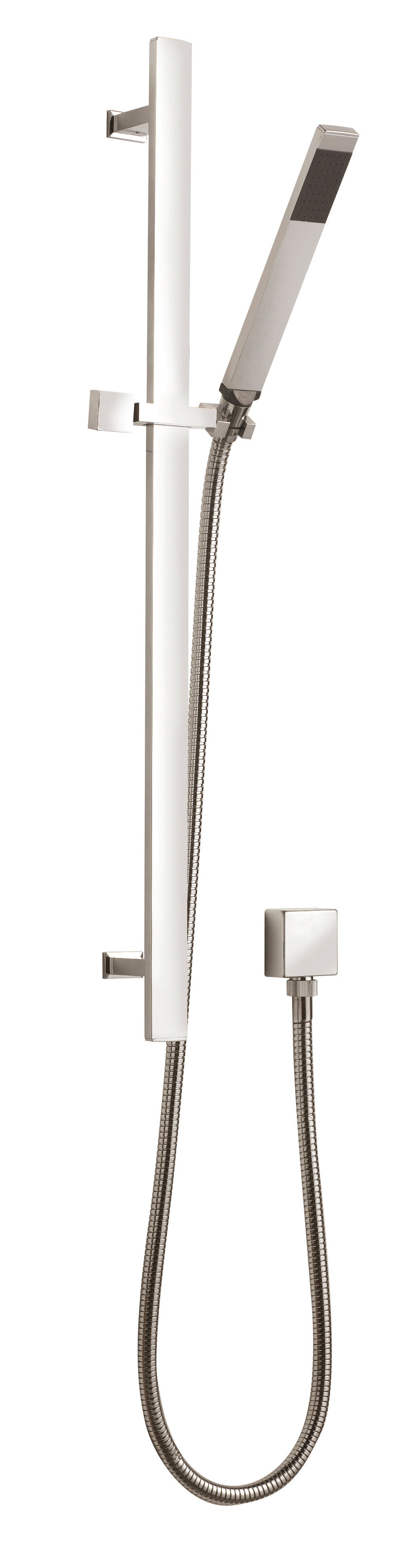 Nuie Sheer Shower Slider Rail Kit With Pencil Handset - Chrome