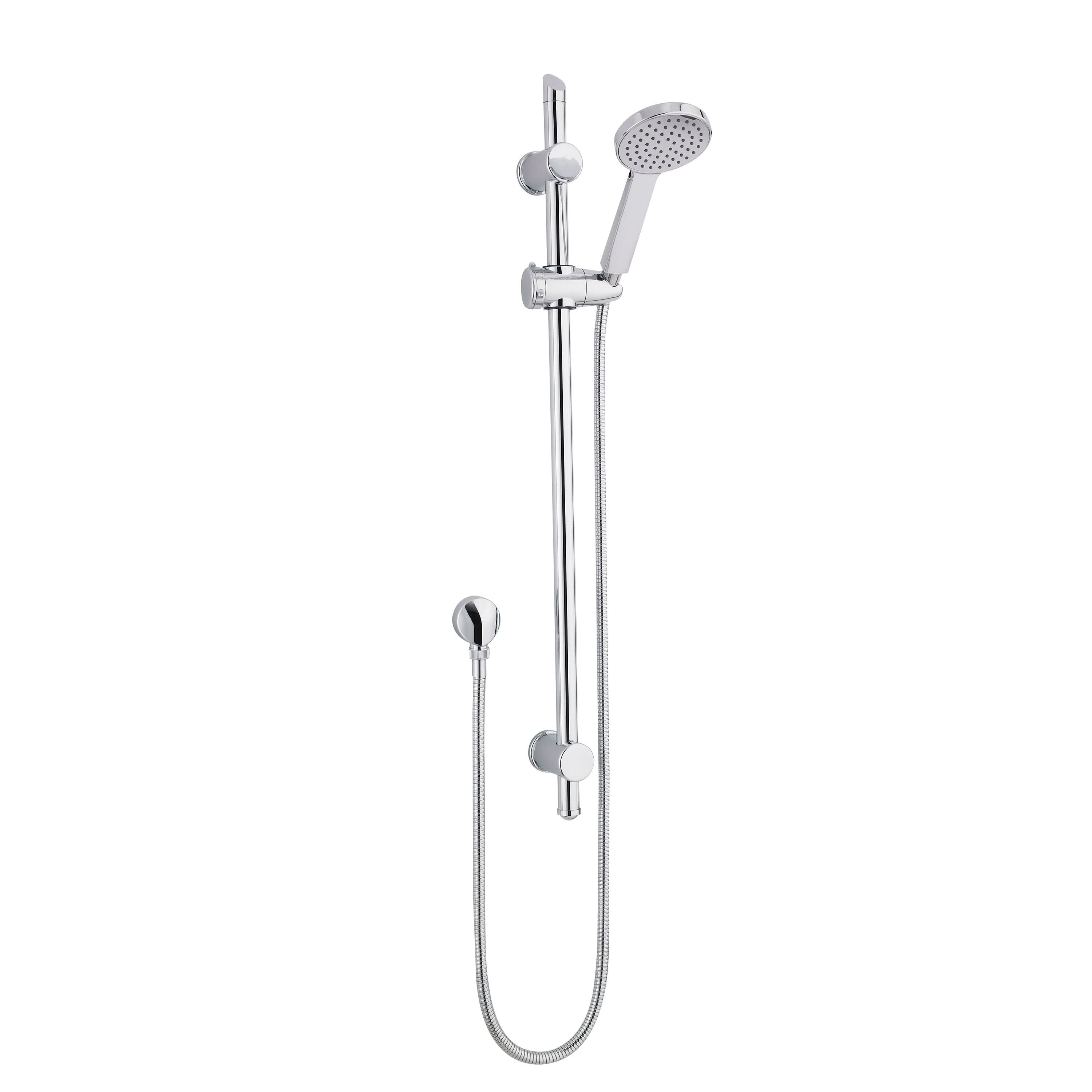 Nuie Water Saving 740mm High Shower Slider Rail Kit - Chrome