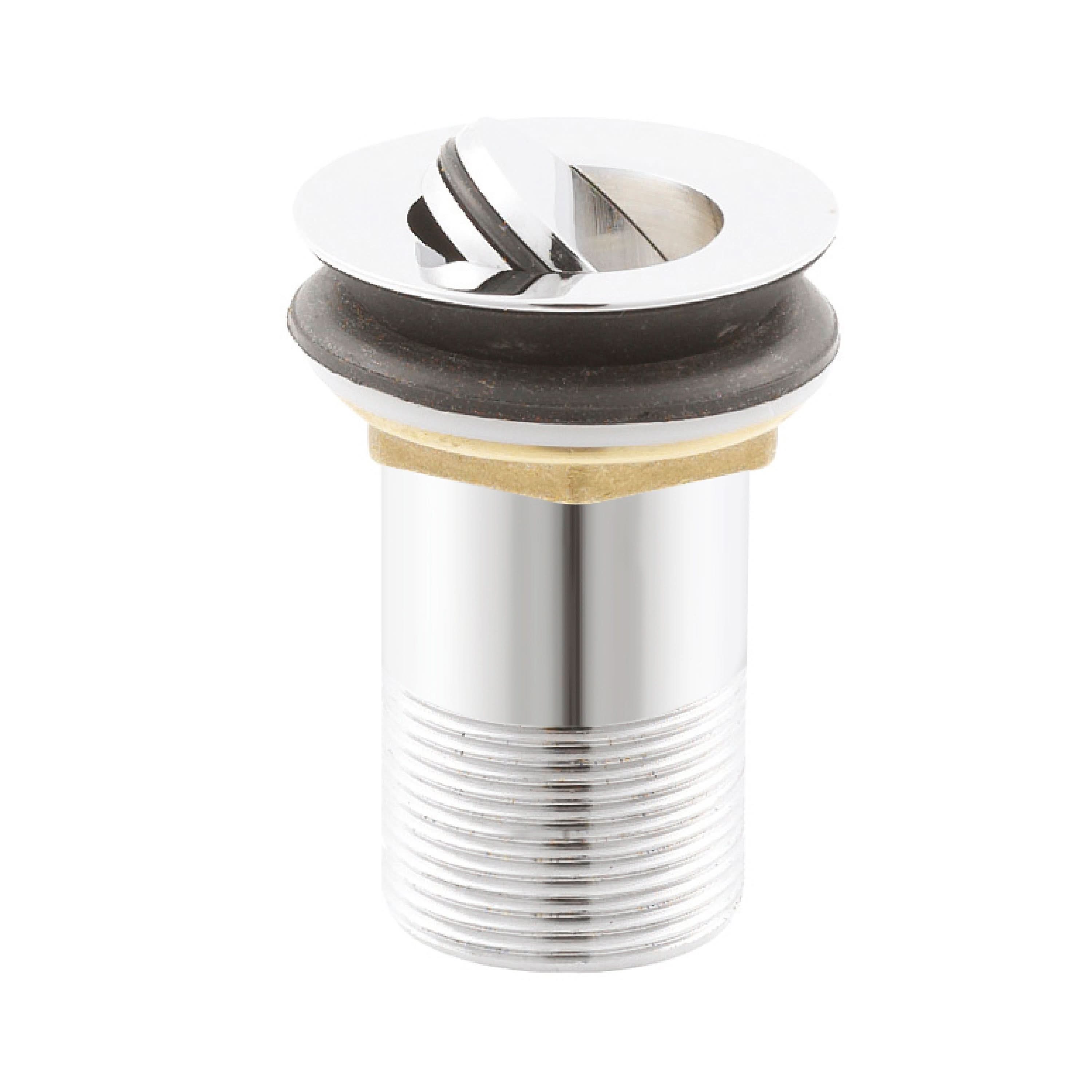 Nuie Flip Top Unslotted Basin Waste - Chrome