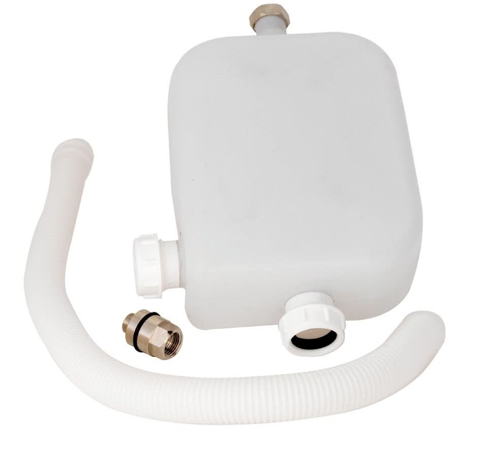 Nuie 4 Tap Hole Hose Retainer - White