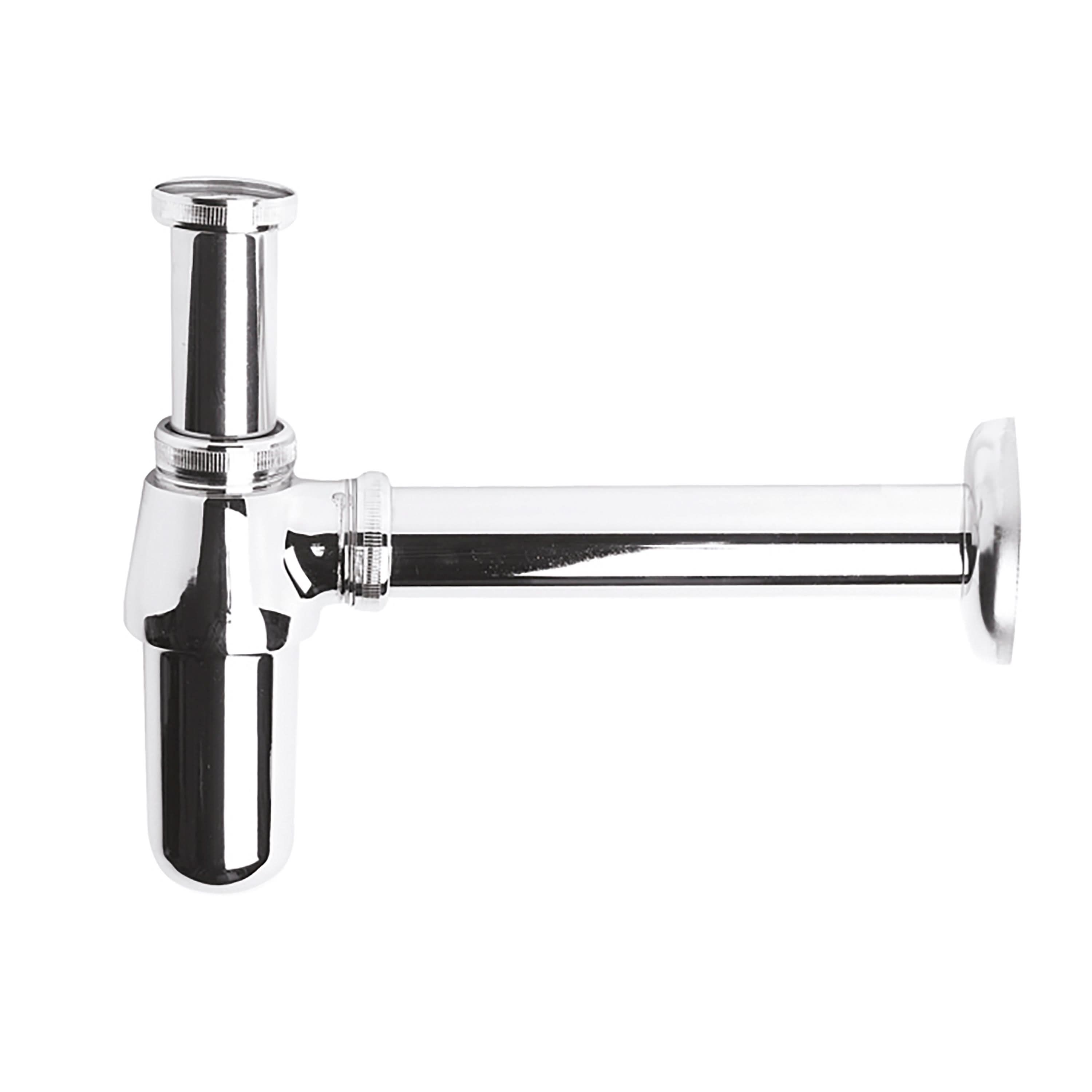Nuie Basin Bottle Trap With Extension Tube 190mm - Chrome