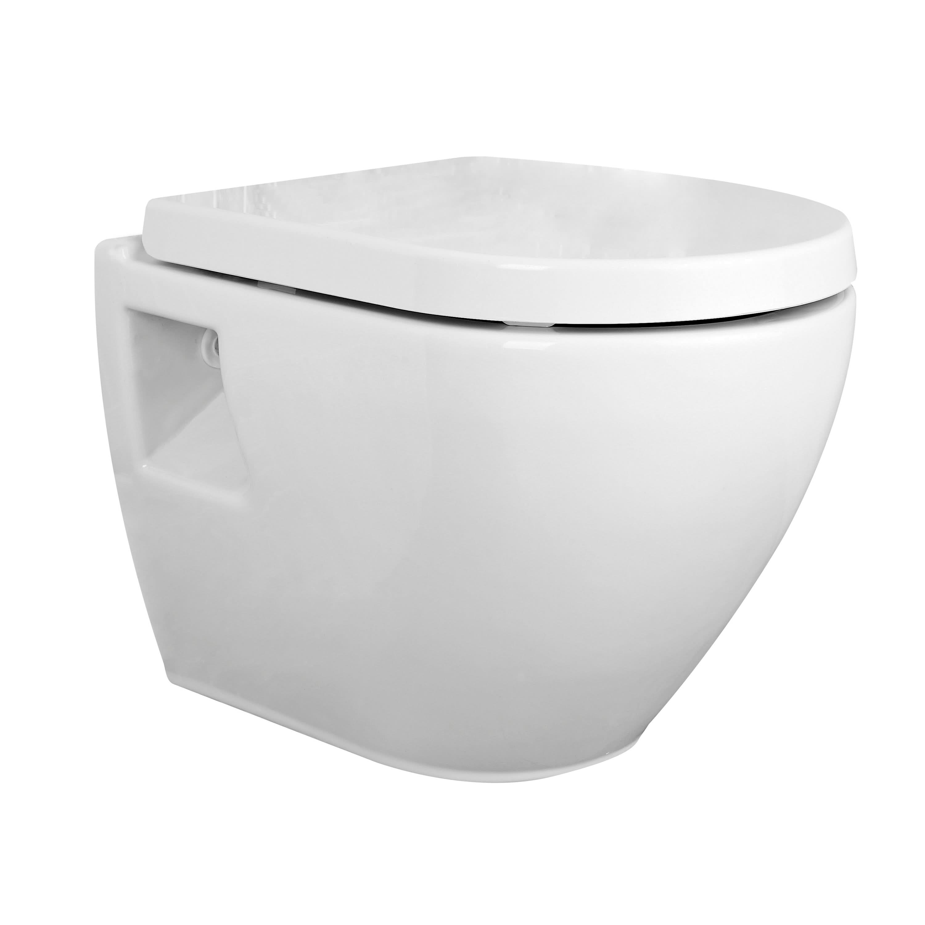 Nuie Provost Wall Hung Toilet - White