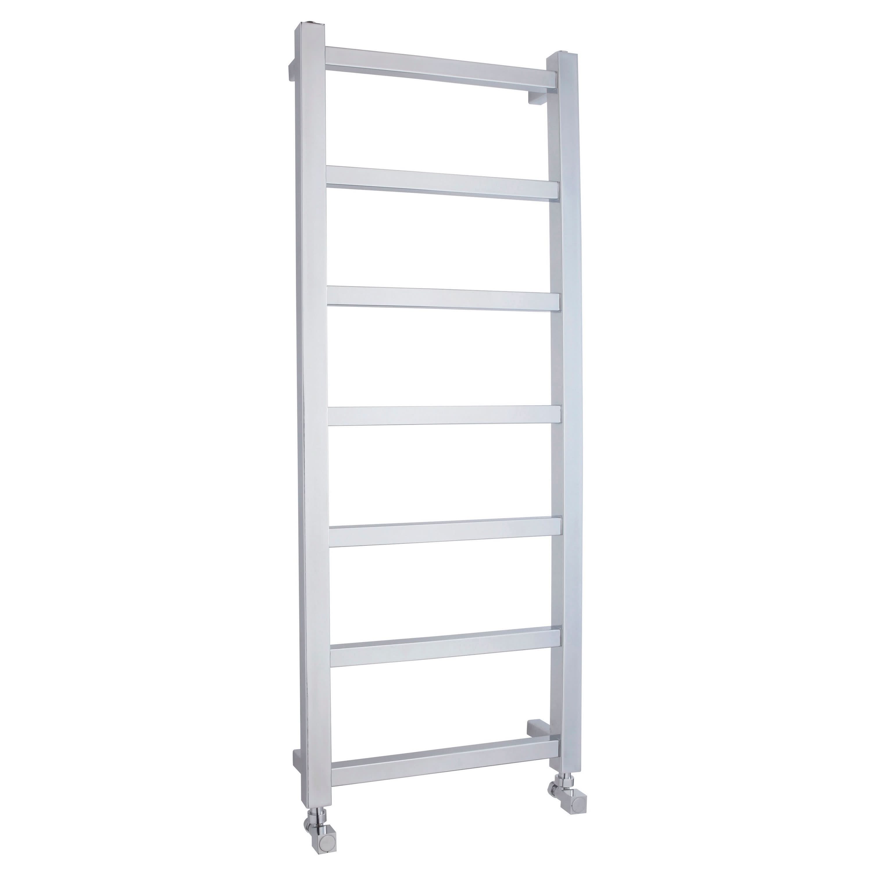Nuie Eton Heated Towel Rail - 1200mm x 450mm - Chrome