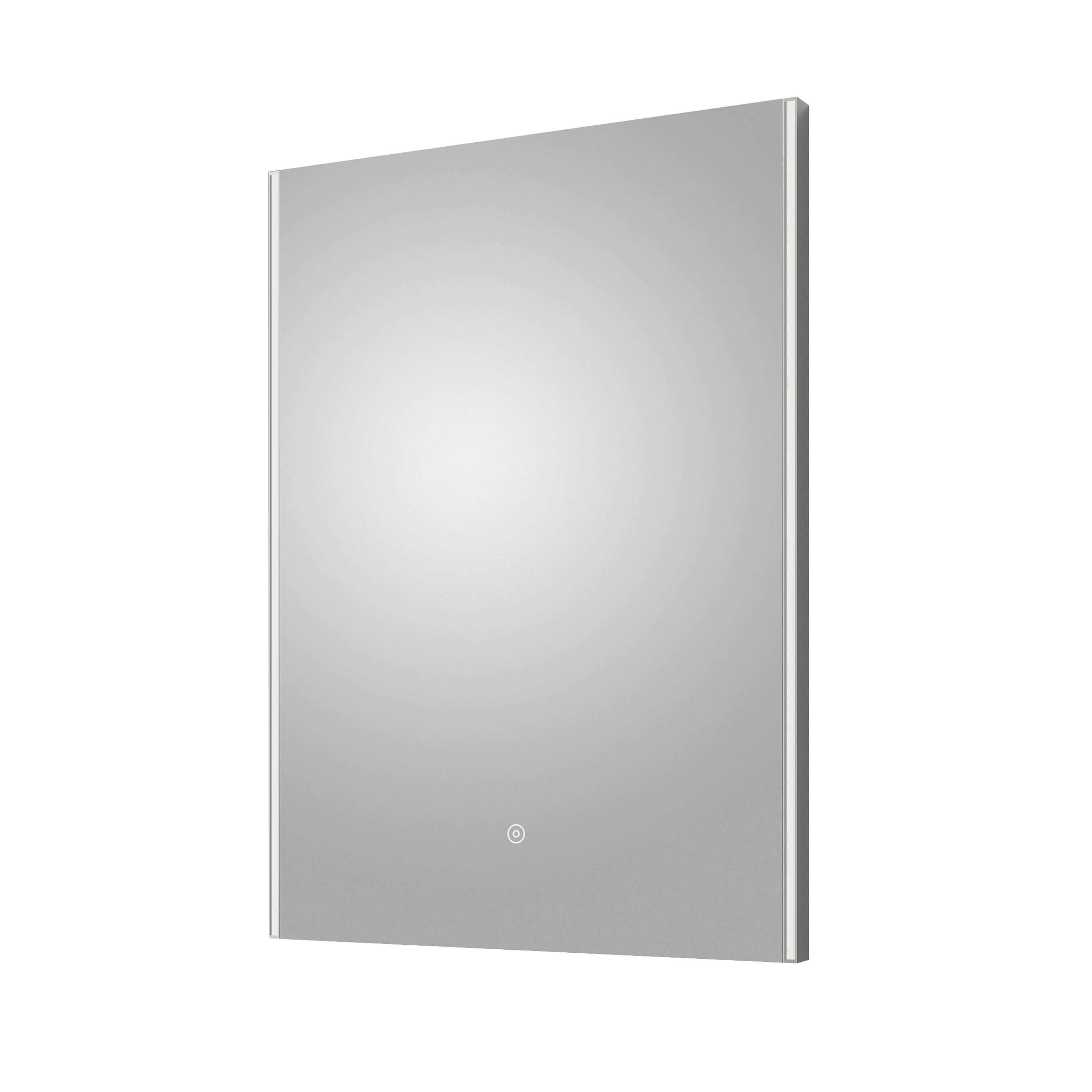 Nuie Anser LED Illuminated Mirror With Touch Sensor - 700mm x 500mm - Clear
