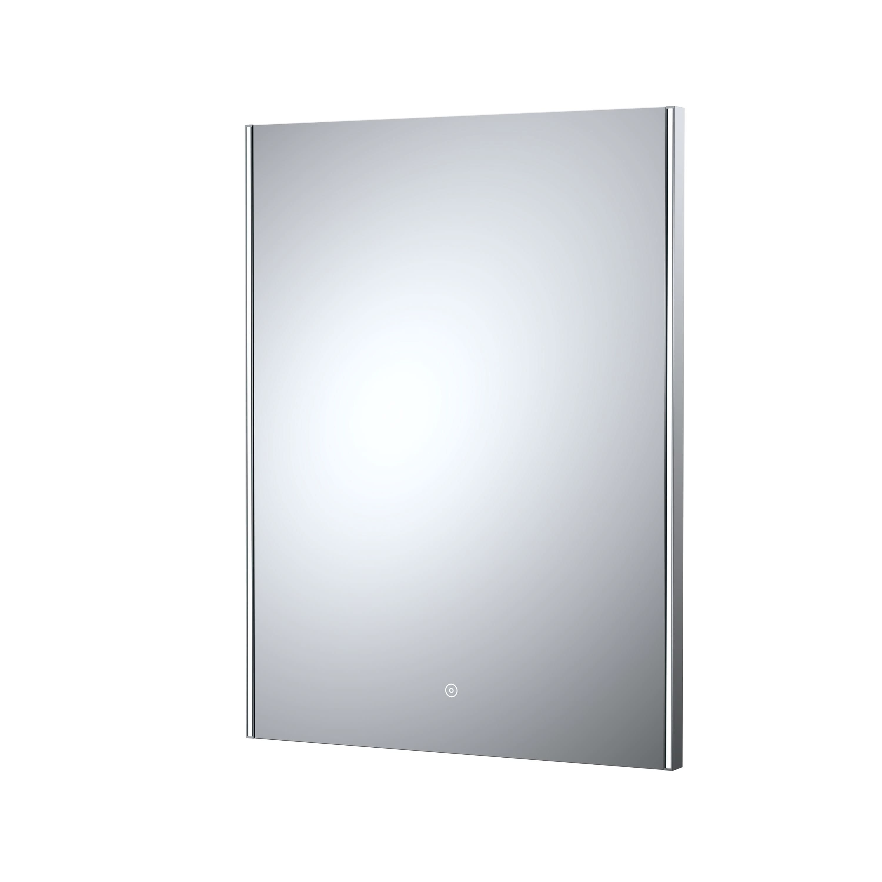 Nuie Ambient LED Illuminated Mirror With Touch Sensor - 800mm x 600mm - Clear