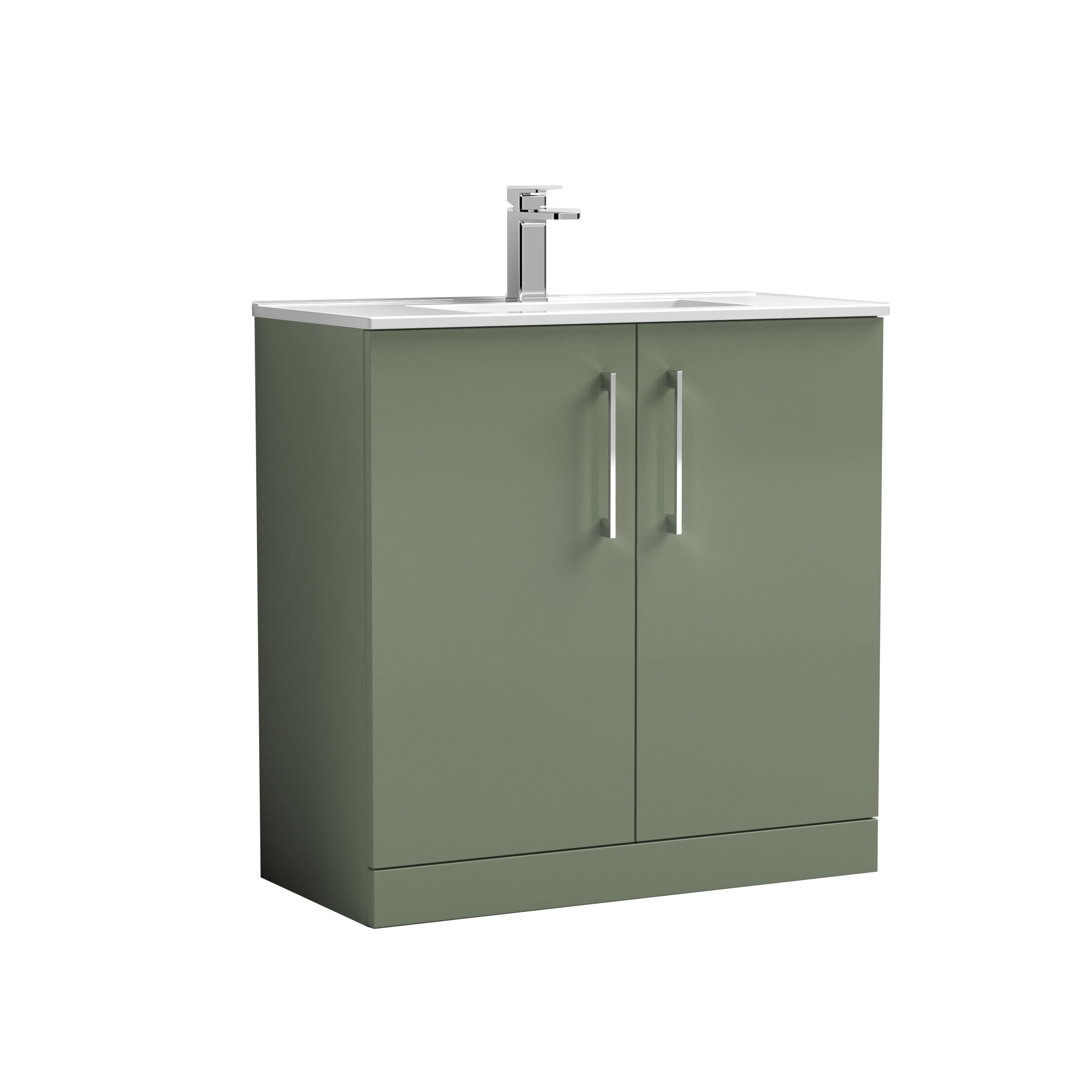 Nuie Arno 2 Door Floorstanding Vanity Unit With Basin-2 800mm Wide