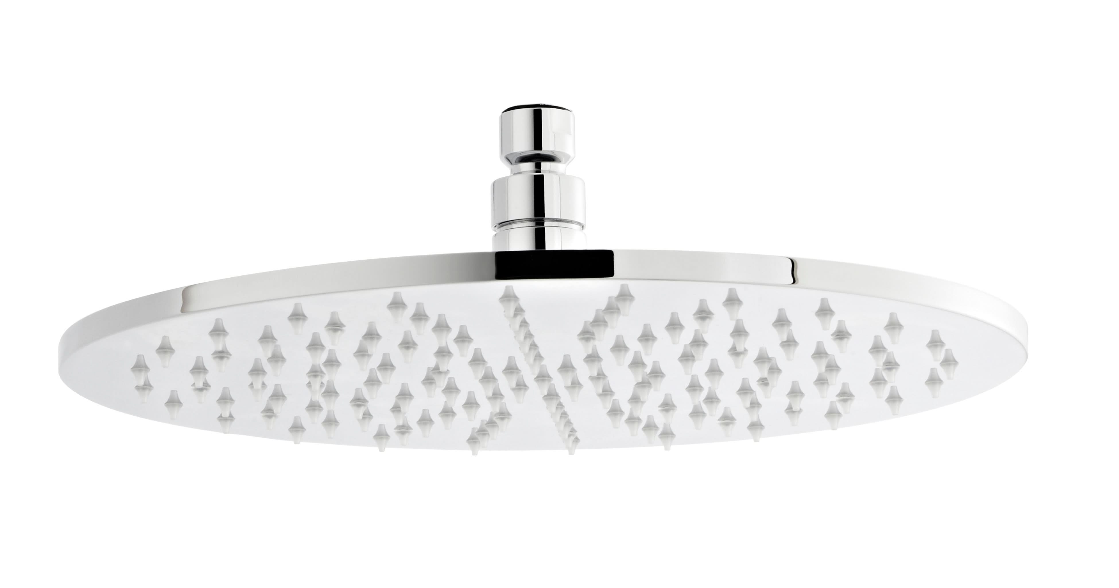 Nuie 300mm Diameter LED Round Fixed Shower Head - Chrome