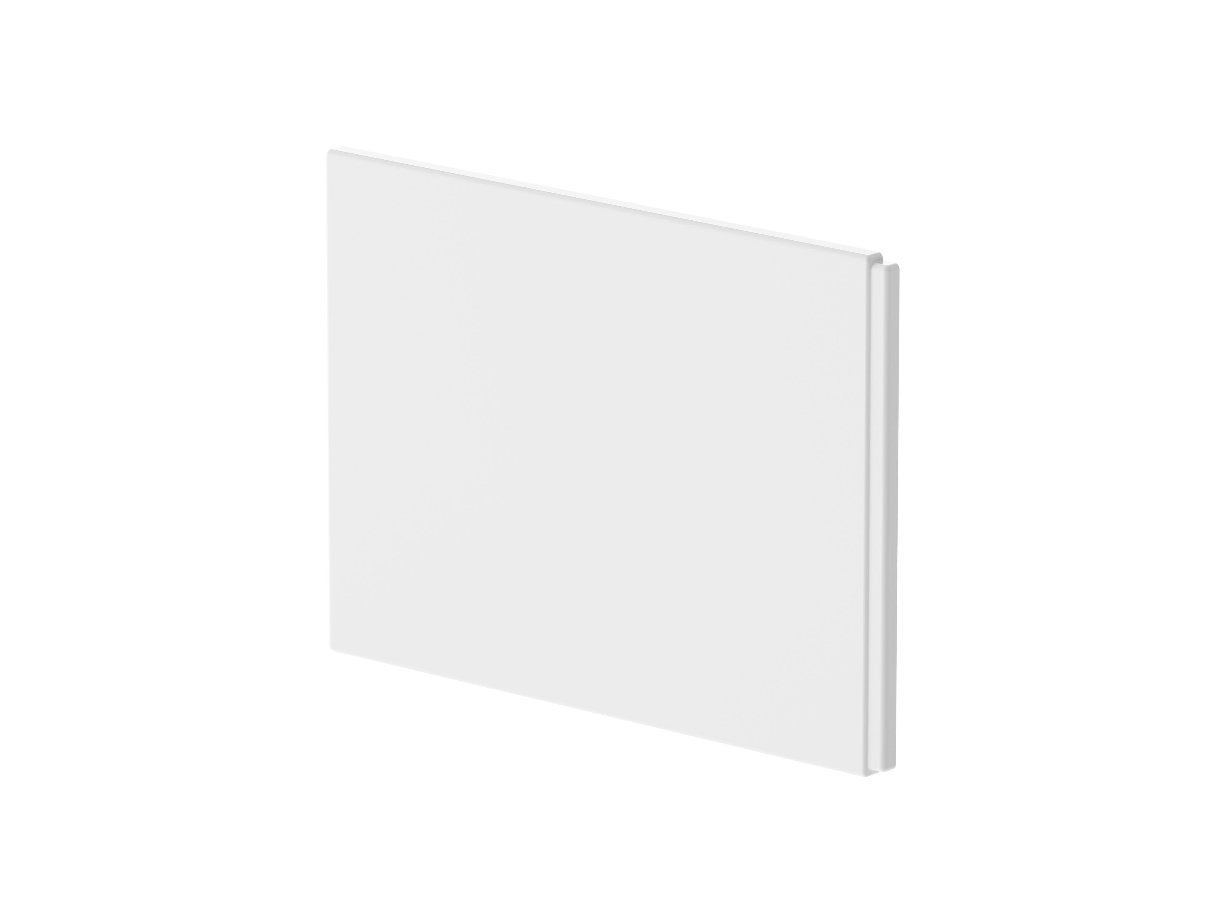 Nuie L Shaped Shower Bath Front Panel - 700mm - White