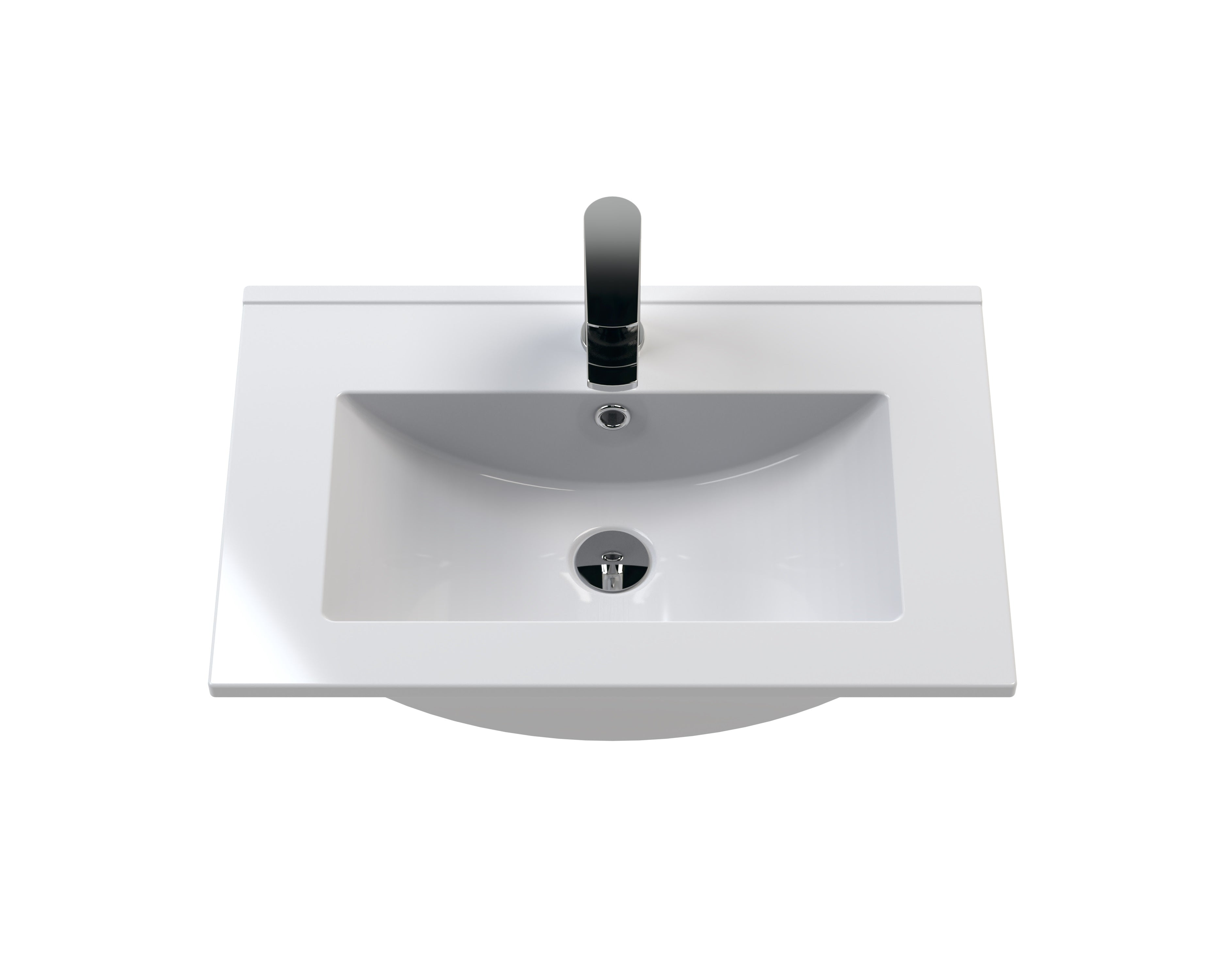 Nuie Deco 2 Door Floorstanding Vanity Unit With Basin-2 600mm Wide