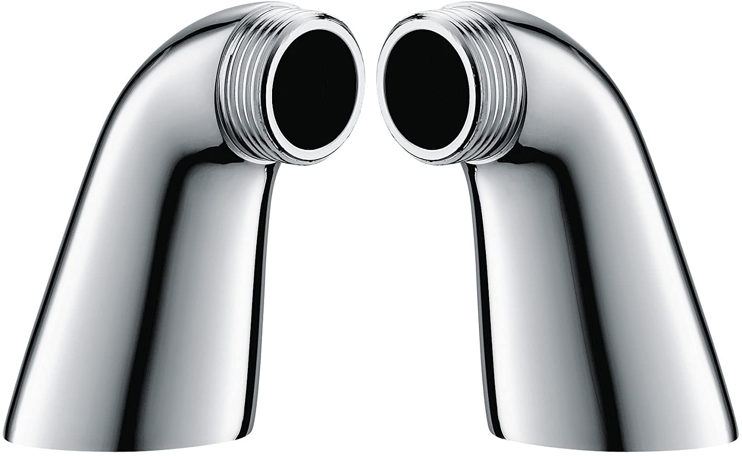 iBathUK Nira Bathroom Bath Mixer Tap Legs Adapter Pillar for Easy Installation and Secure Fit, Bathroom Mixer Tap, Chrome