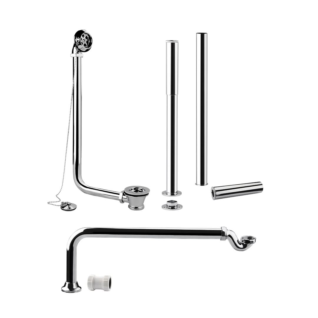 Nuie Roll Top Bath Pack - Chrome