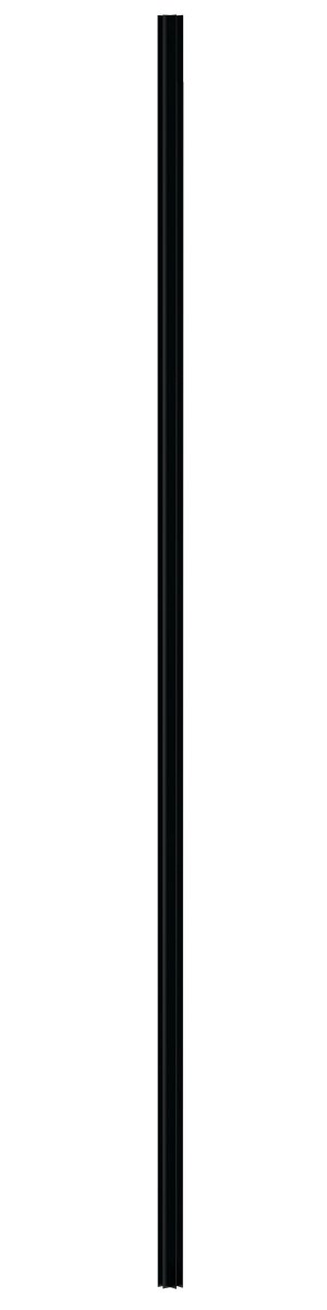 Hudson Reed Return Screen 'L' Profile Kit, Wetroom Screens Accessories for Glass Panel & Shower Screen in Matt Black, 1950mm