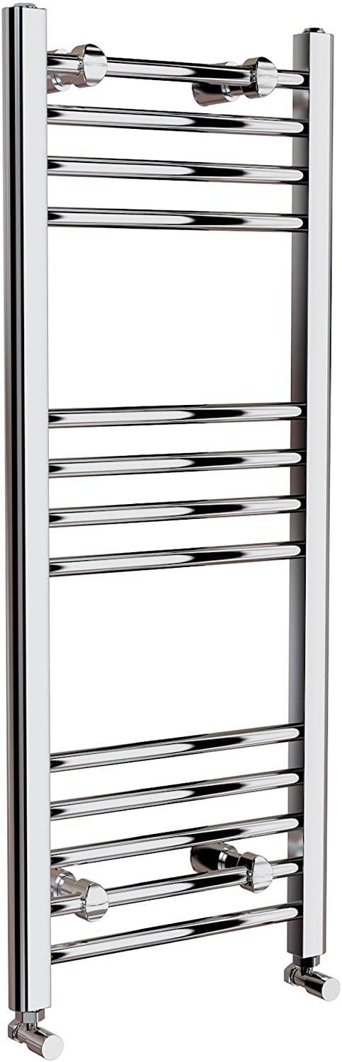 iBathUK Zypher Curved Heated Towel Rail Bathroom Radiator, Designer Radiator for Bathroom, Anthracite Grey, 1000 x 400mm