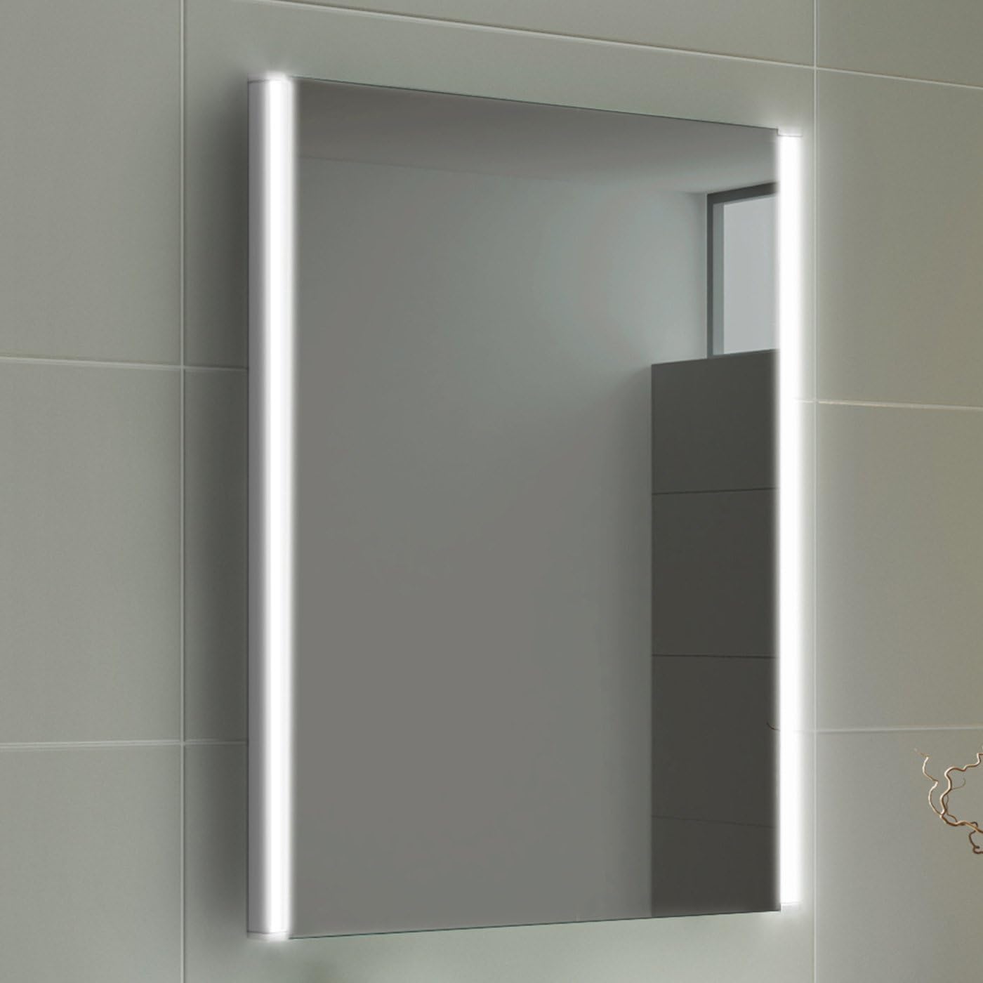 Aurora Rectangular Illuminated LED Mirror - 500mm x 700mm
