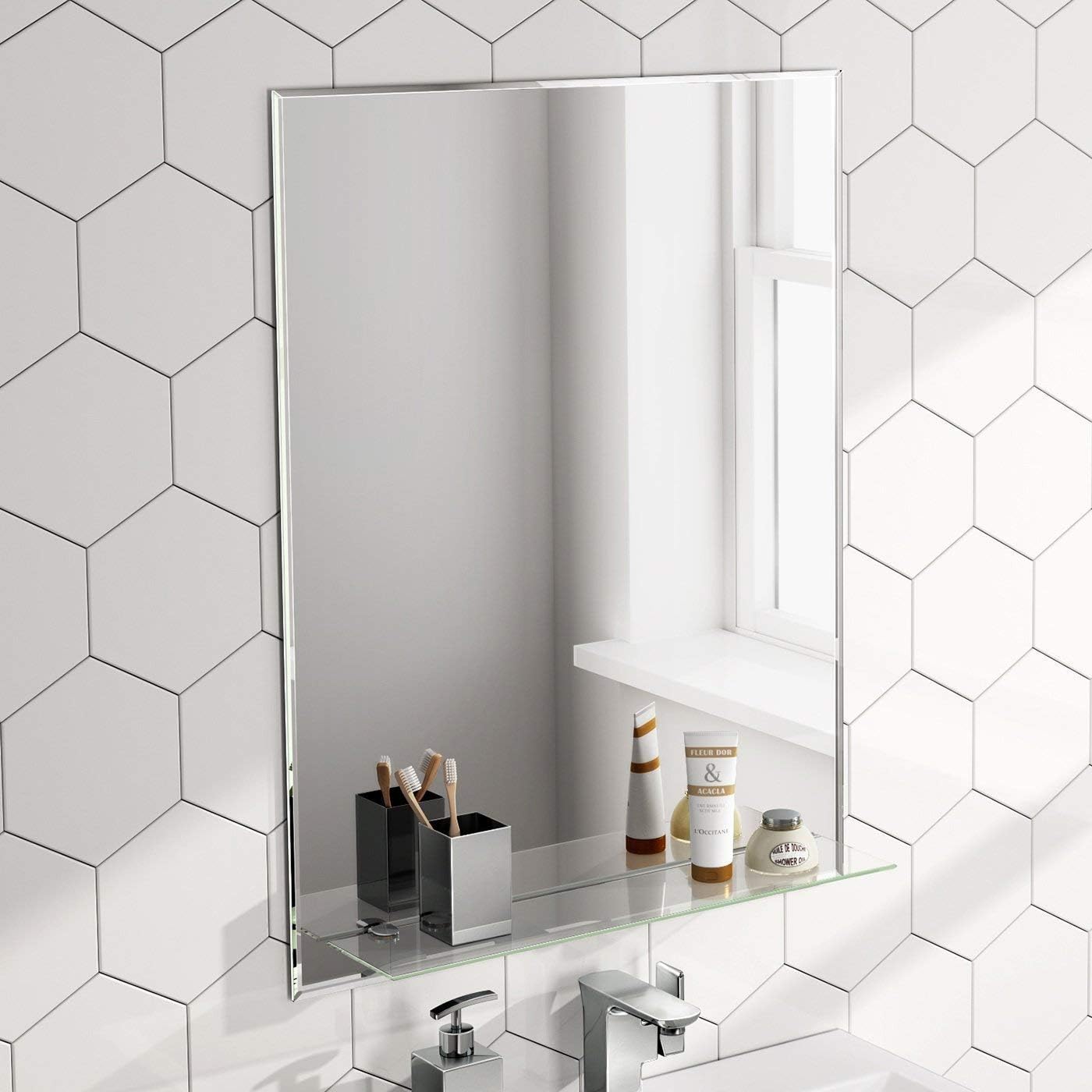 Aria Frameless Designer Non Illuminated Mirror