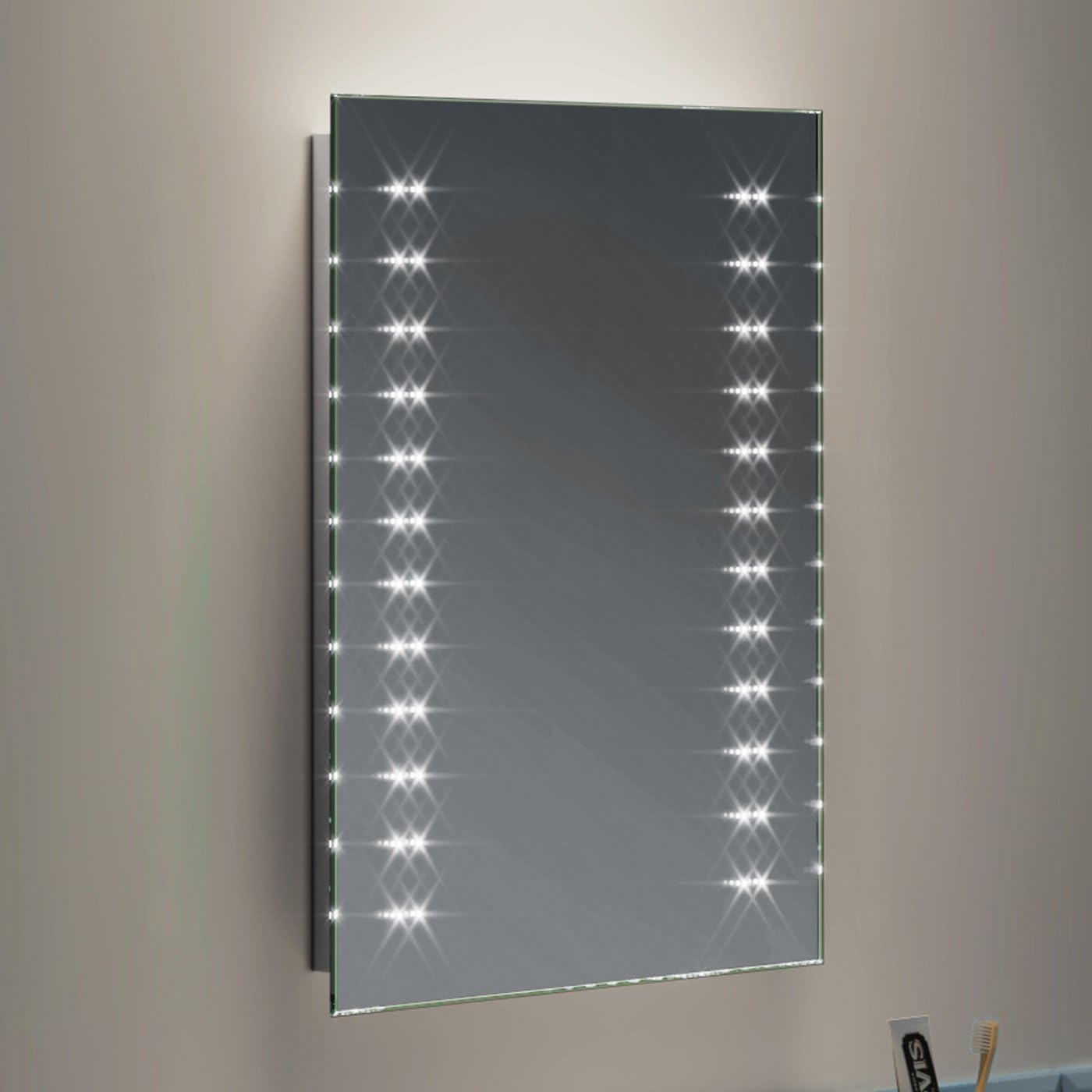 Vega LED Illuminated Rectangular Mirror