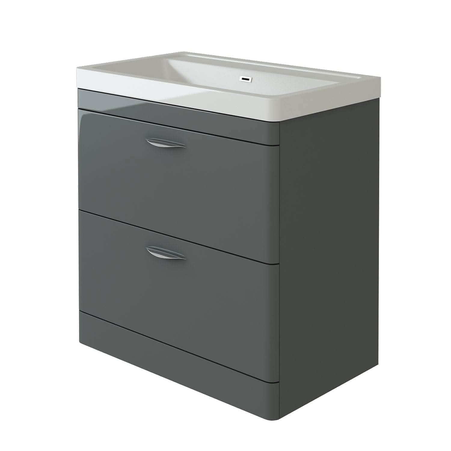Apollo 2 Drawer Floorstanding Vanity With Basin