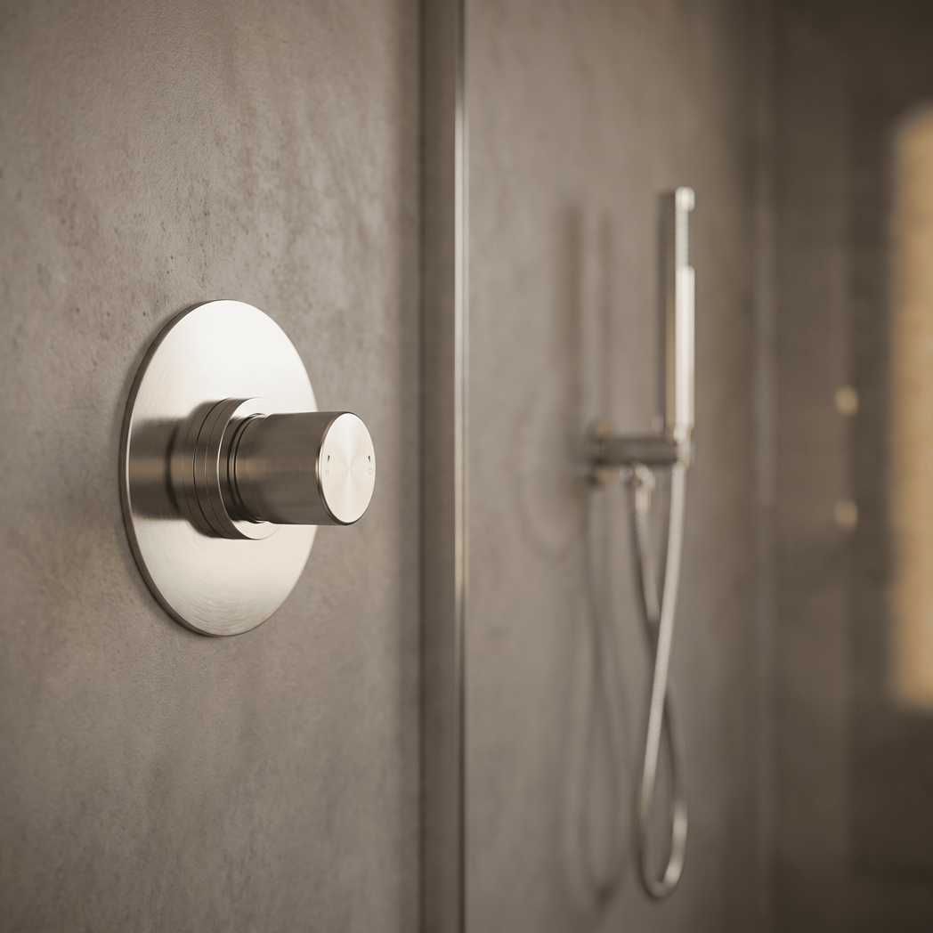 Astor 1 outlet Thermostatic Temperature Control Concealed Shower Valve - Chrome