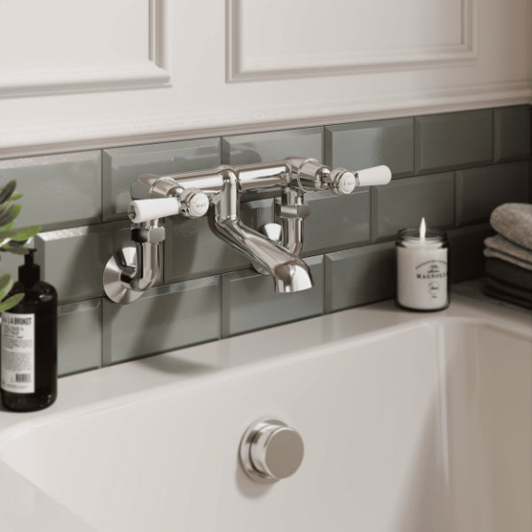 Claremont Wall Mounted Lever Bath Filler Tap