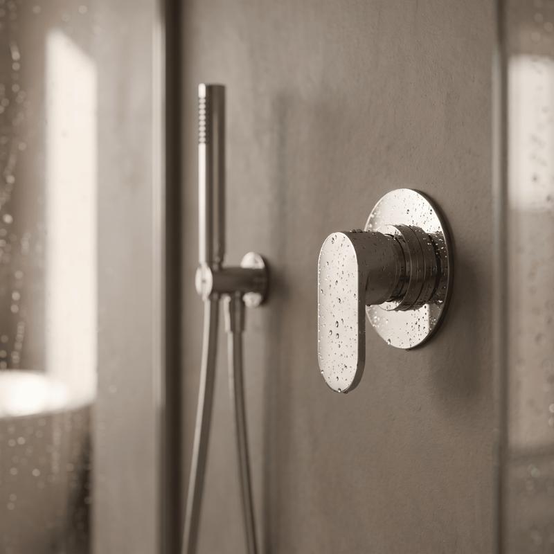 Brent 4 Outlet Concealed Manual Shower Valve With Diverter - Chrome