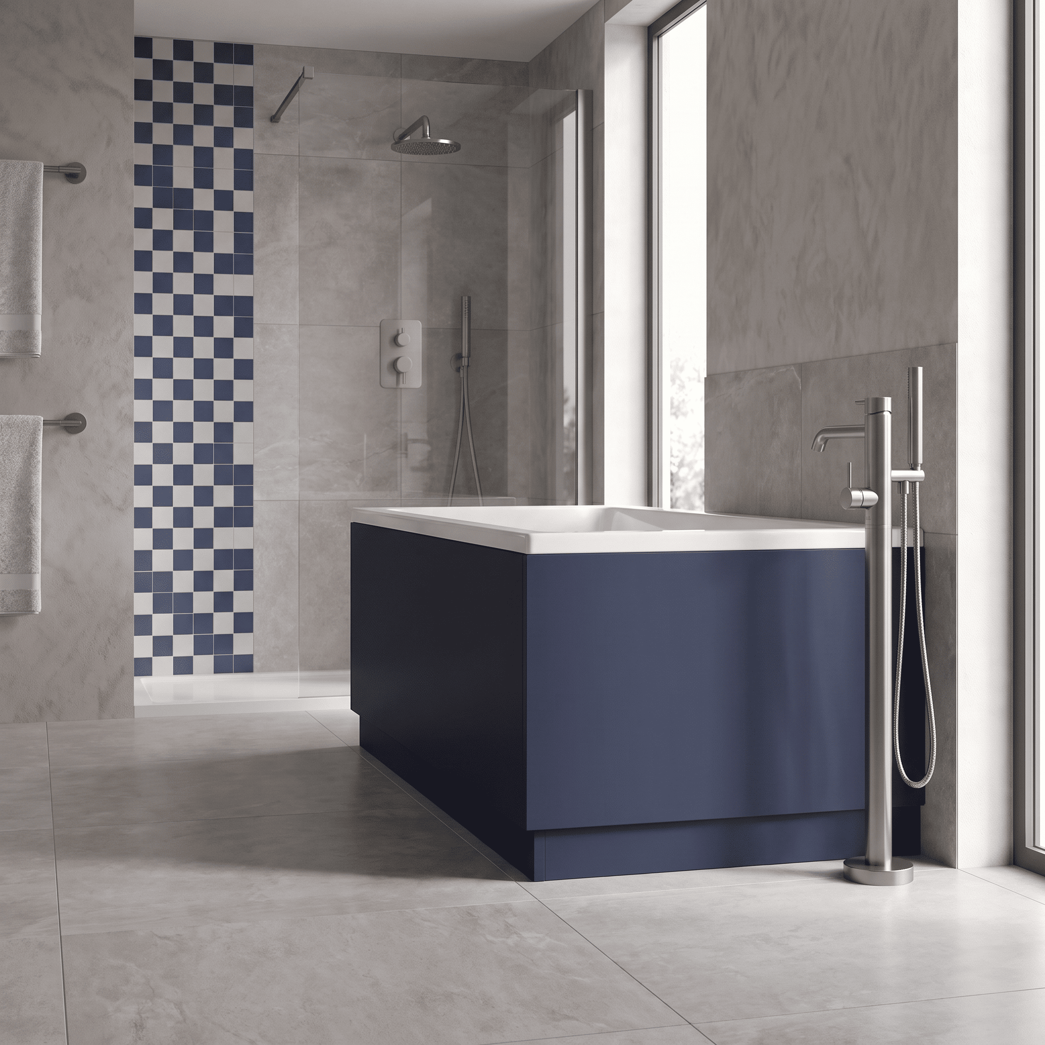 Solvex End Bath Panel with Plinth