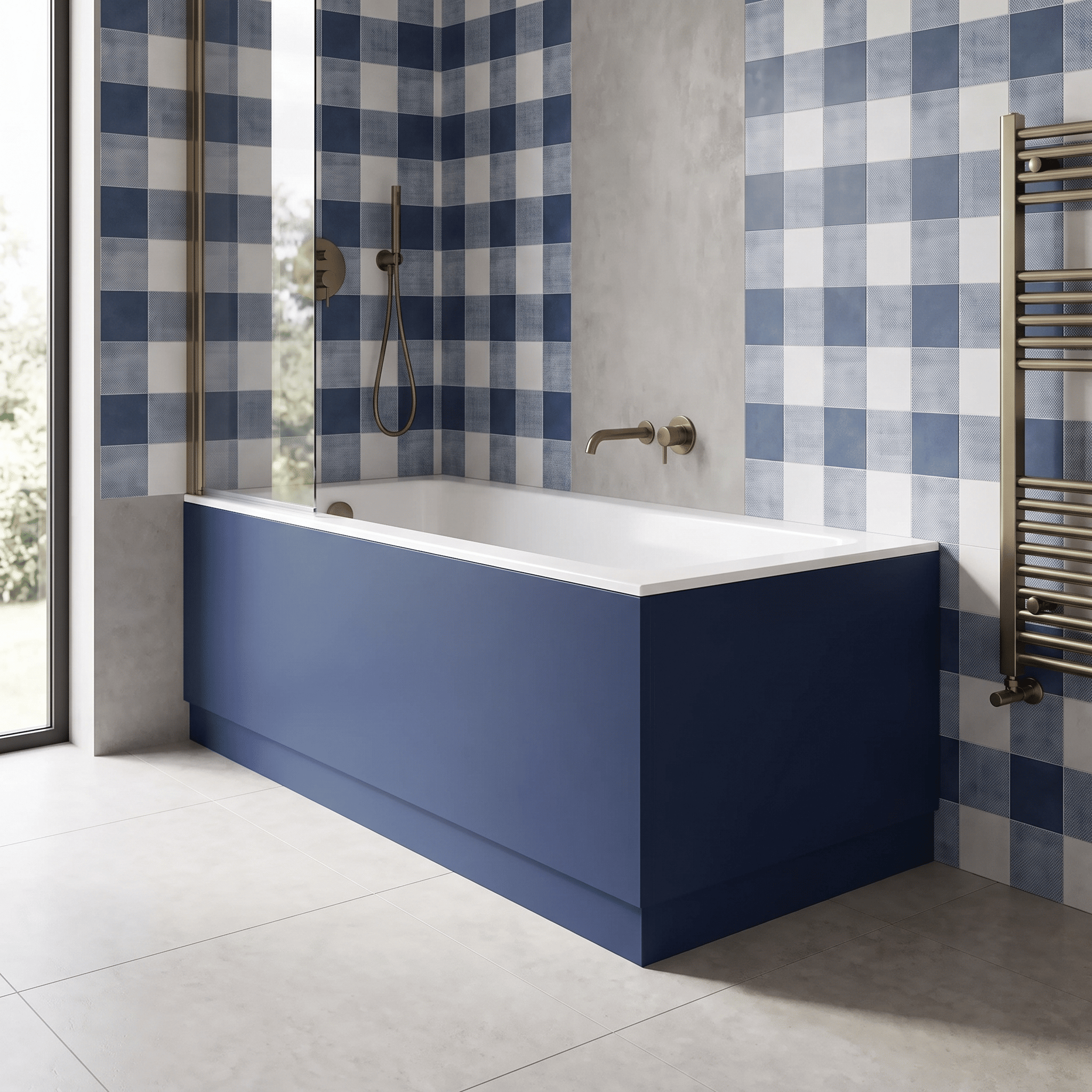 Solvex End Bath Panel with Plinth