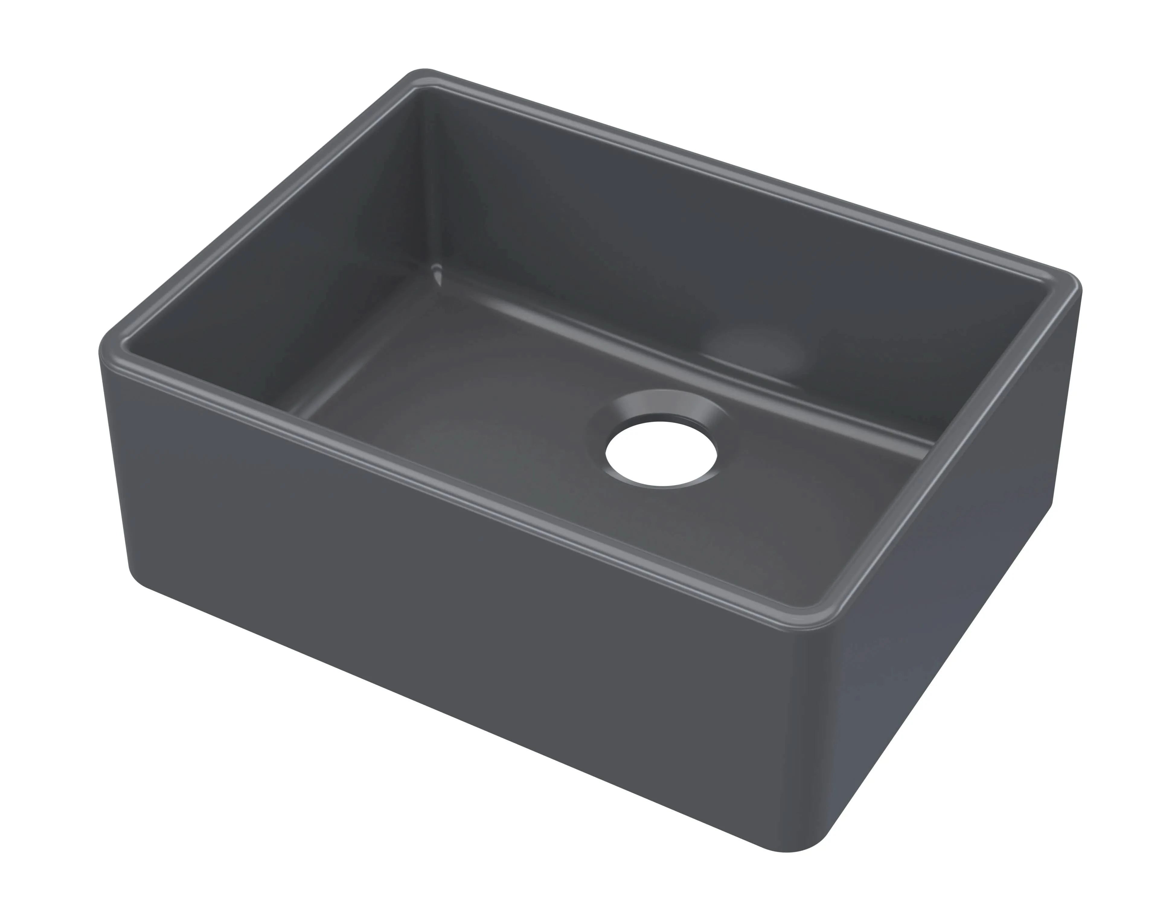 Nuie Single Bowl Butler Sink With Offset Waste