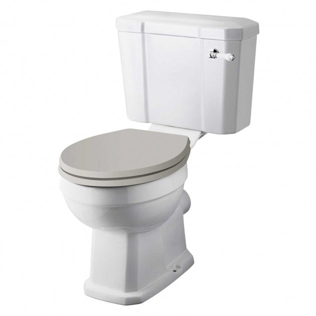 Classique Comfort Height Close Coupled Toilet With Cistern & Seat Options - White