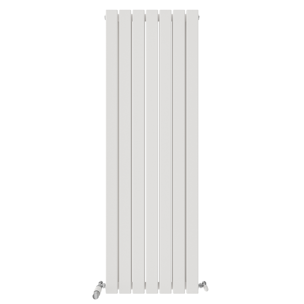 iBathUK Apex Vertical Double Panel Slim Flat Radiator, Designer Slim Radiator