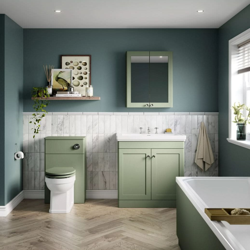 Arctic Non Illuminated Mirror Cabinet - 715mm x 600mm