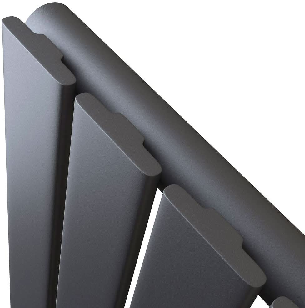 iBathUK Apex Vertical Single Panel Slim Flat Radiator, Designer Slim Radiator