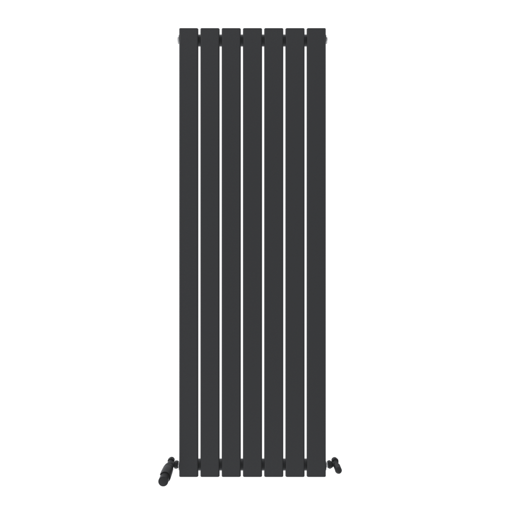 iBathUK Apex Vertical Single Panel Slim Flat Radiator, Designer Slim Radiator