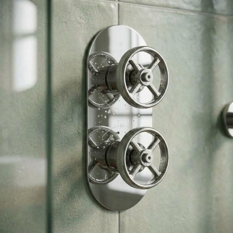 Revolve Traditional 2 Outlet Thermostatic Concealed Shower Valve With Diverter