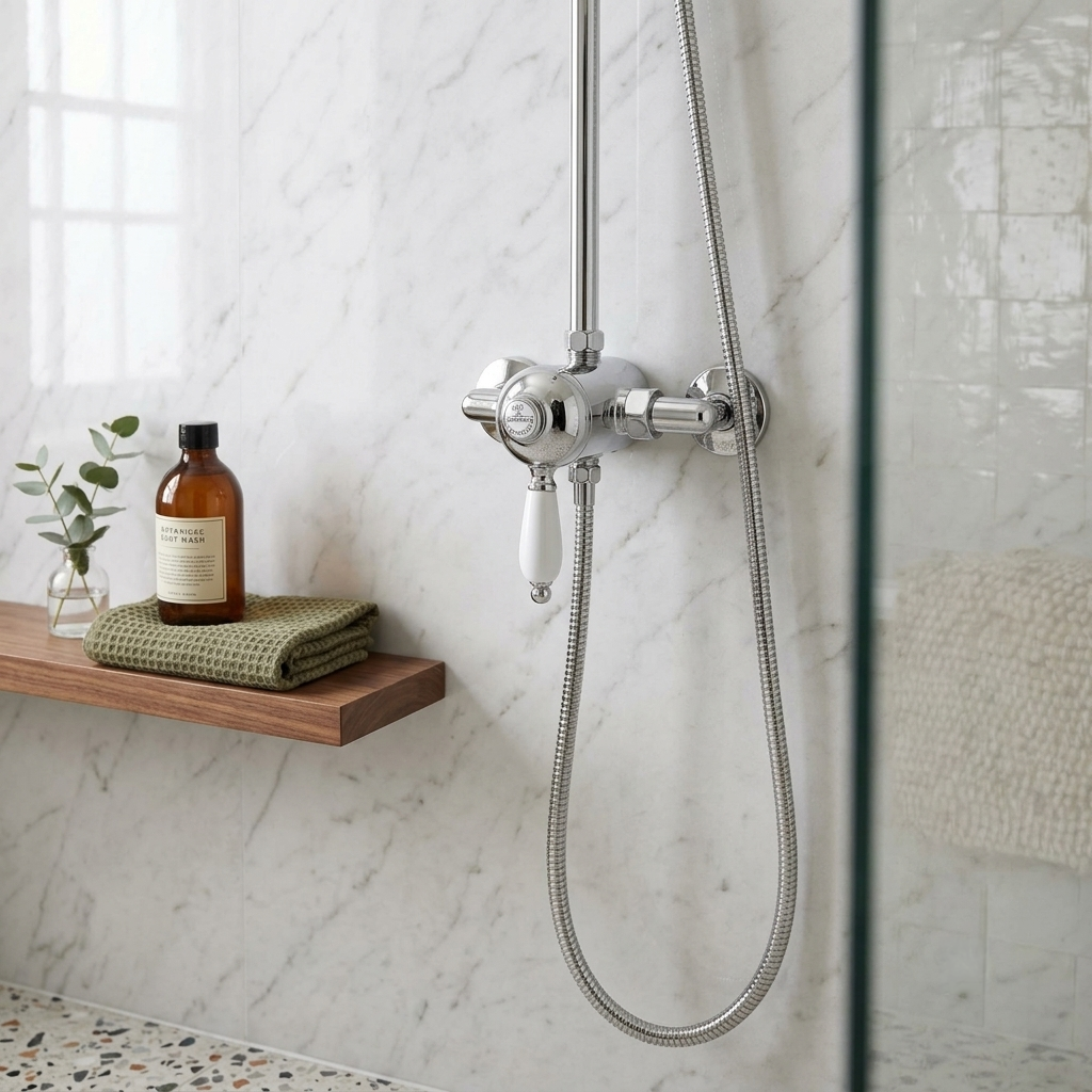 Logic 1 Outlet Exposed Shower Valve - Chrome