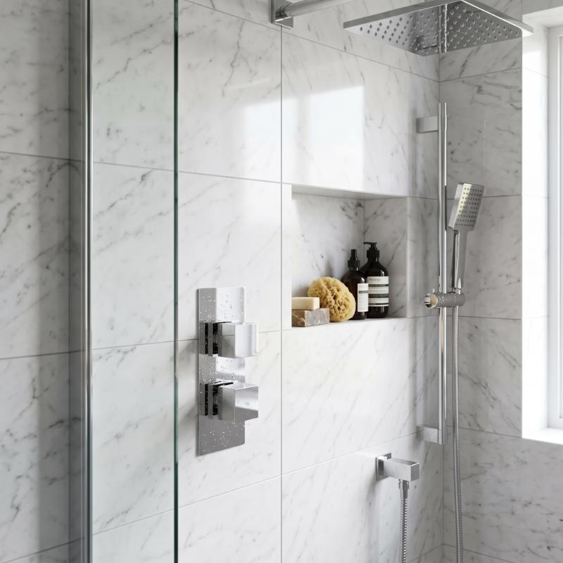 Modus 2 Outlet Concealed Shower Valve With Diverter - Chrome