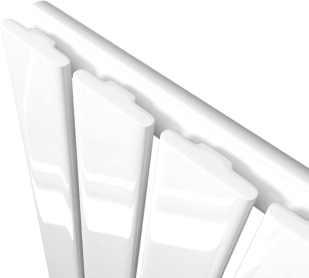 iBathUK Apex Vertical Single Panel Slim Flat Radiator, Designer Slim Radiator