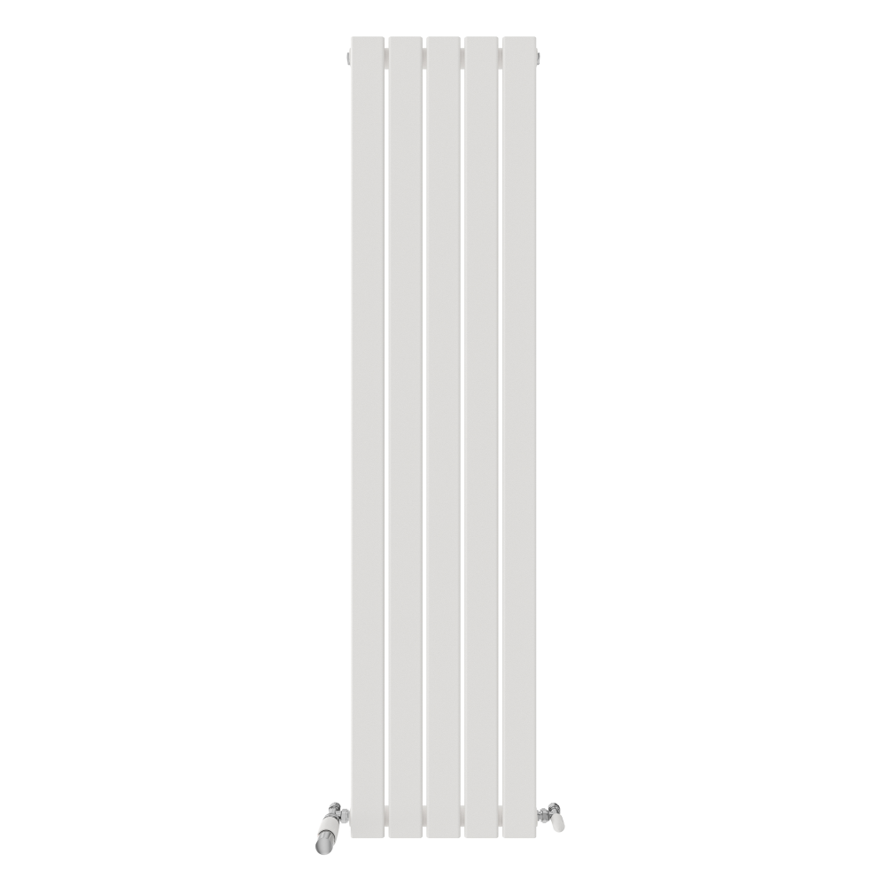 iBathUK Apex Vertical Single Panel Slim Flat Radiator, Designer Slim Radiator