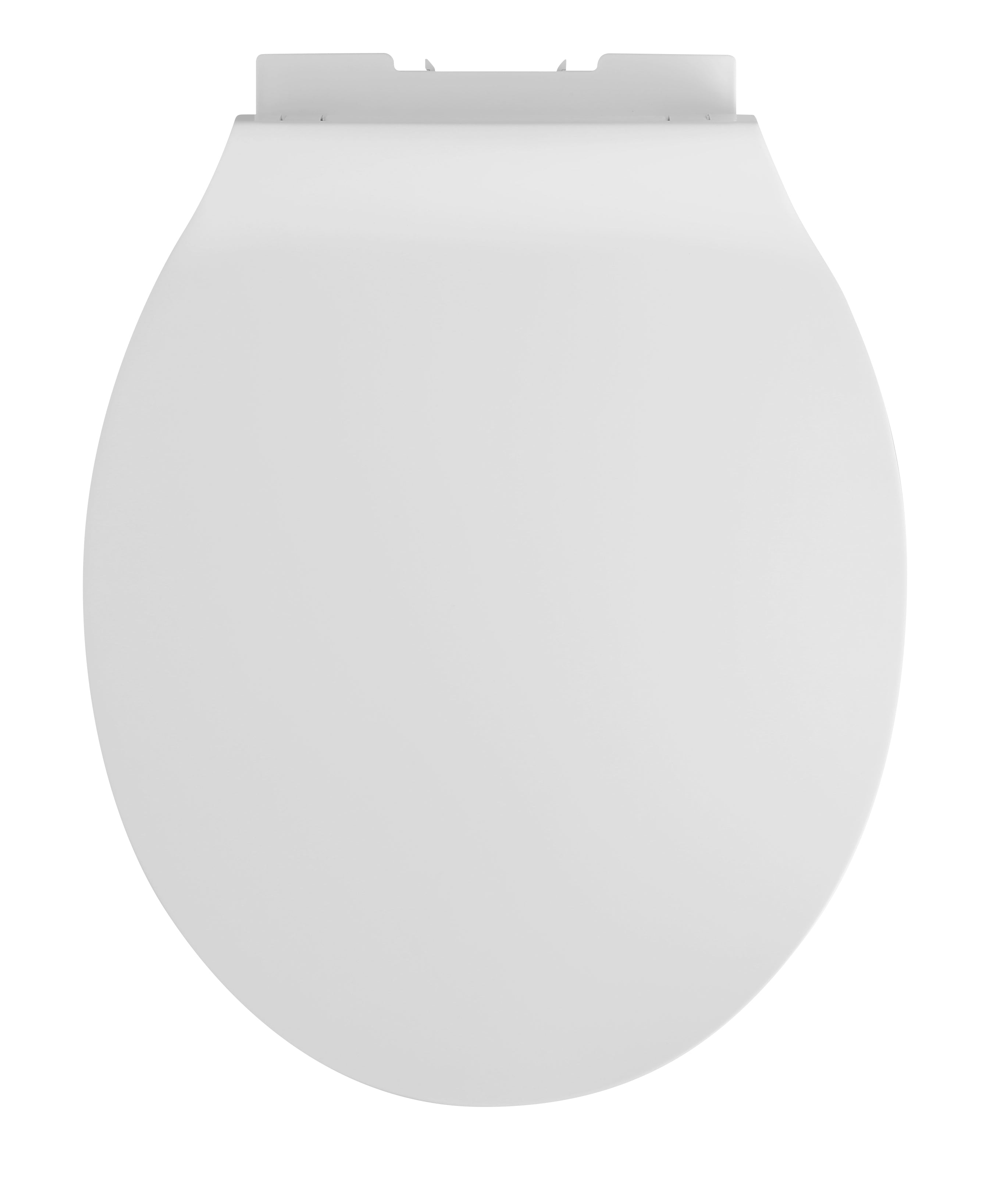 iBathUK Basics Soft Close Toilet Seat, Durable White Seat with Quick-Release Hinges for Quiet, Toilet Seats for Modern Bathroom