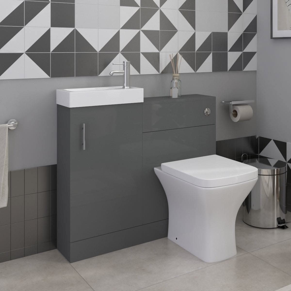 Mini Modern Flooratanding Bathroom Suite