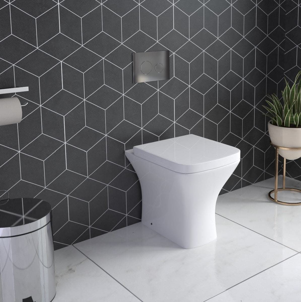 Mini Modern Flooratanding Bathroom Suite